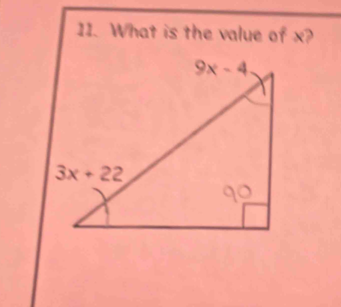 What is the value of x?