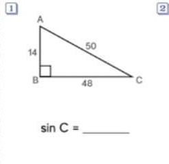 D
2
sin C= _