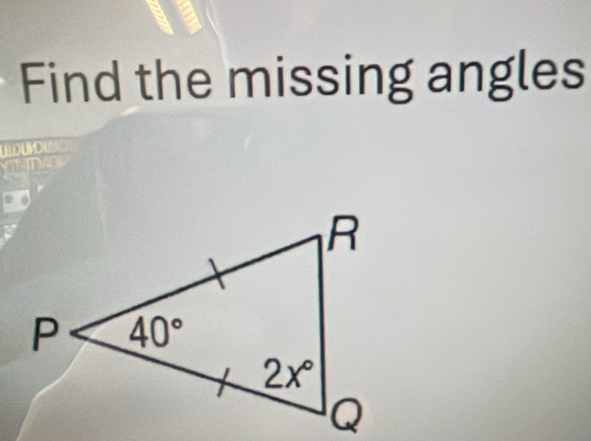 Find the missing angles
1.n,1 )0