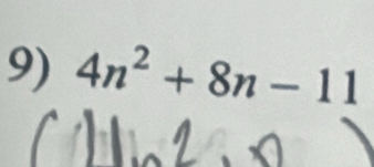 4n^2+8n-11