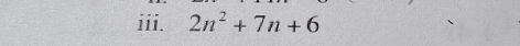 2n^2+7n+6