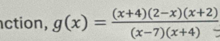 ction, g(x)=