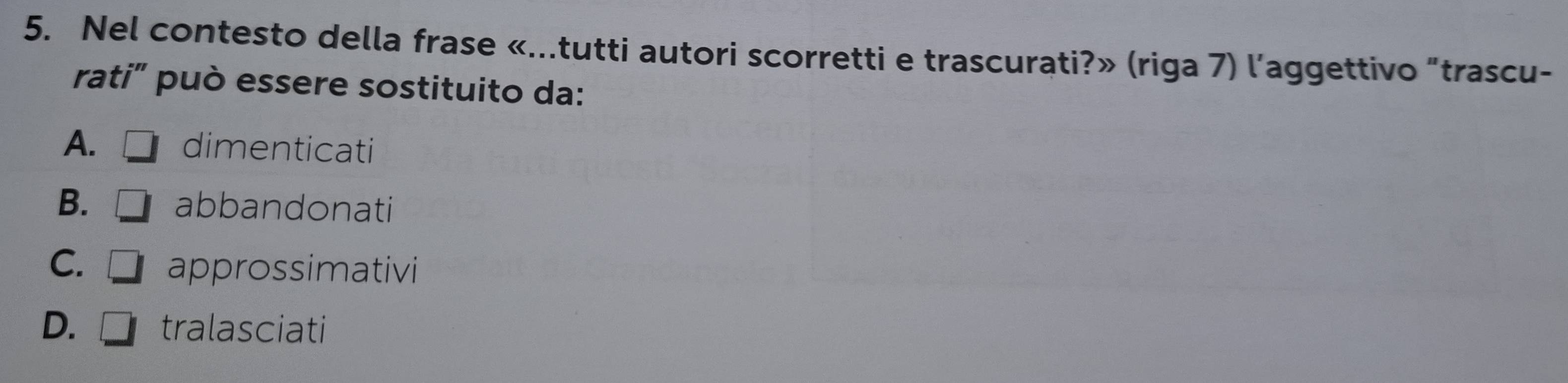 Risolto:Nel contesto della frase «...tutti autori scorretti e ...
