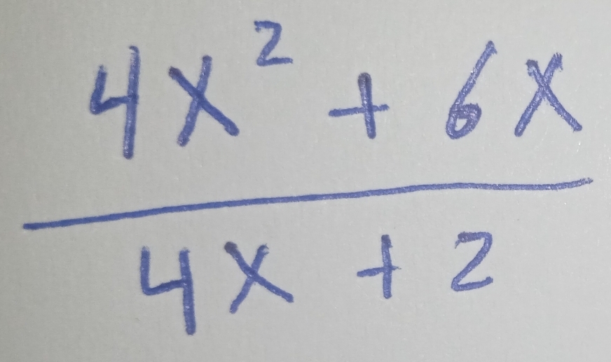  (4x^2+6x)/4x+2 