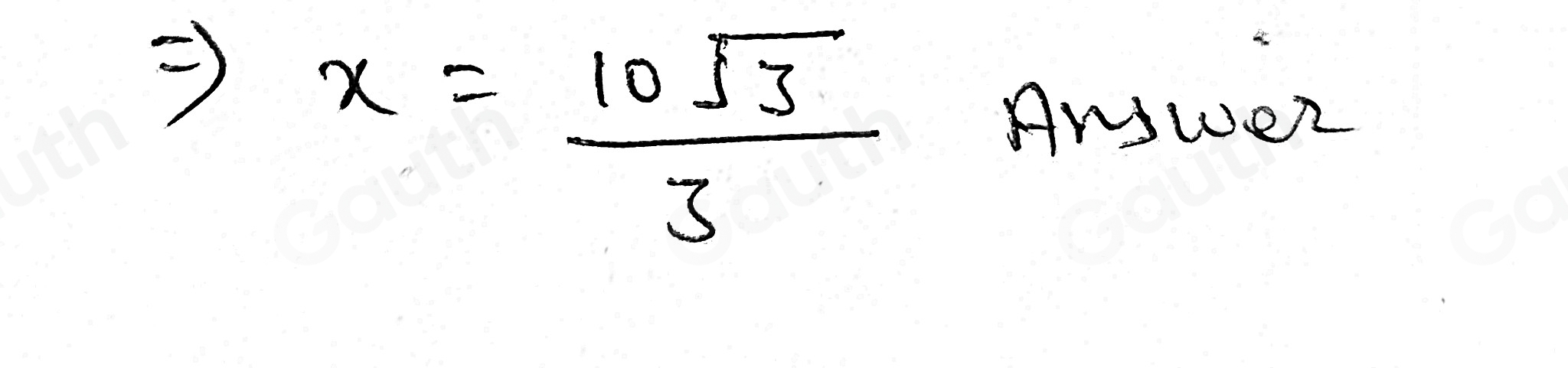 Solved: The triangle below is equilateral. Find the length of side æ in ...