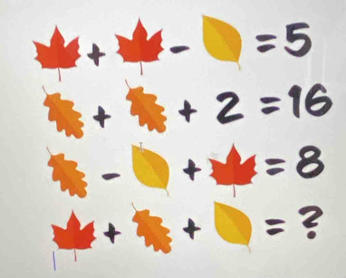 k+-□ =5
m_3 +2=16
-□ +□ =8
+□ +□ = 3