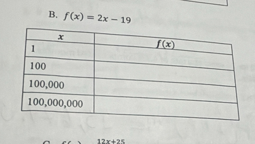 f(x)=2x-19
12x+25