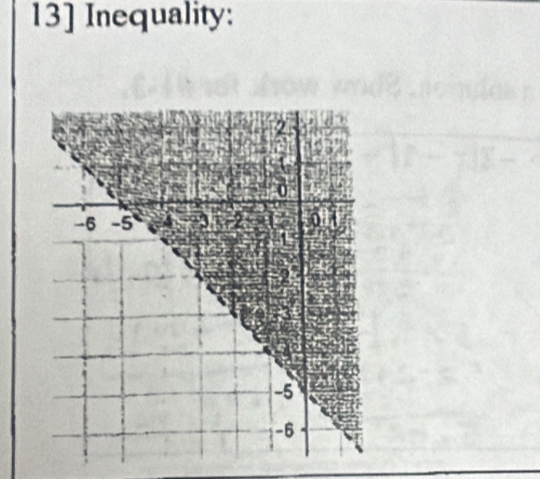 13] Inequality: