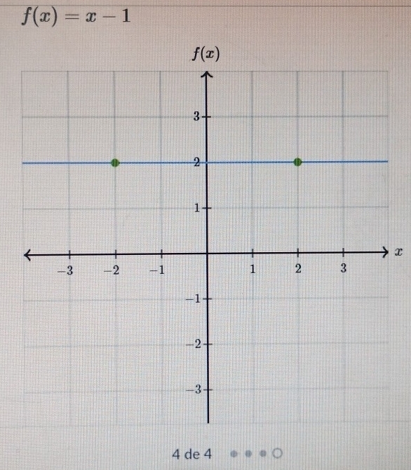 f(x)=x-1
x
4 de 4