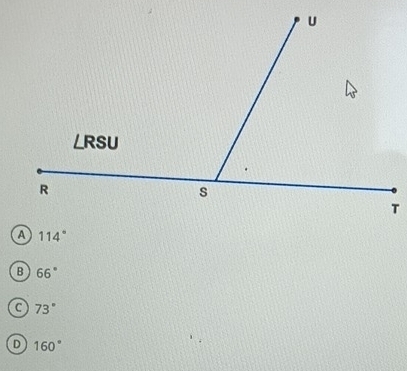 B 66°
73°
D 160°