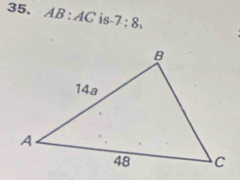 AB:AC is 7:8_1