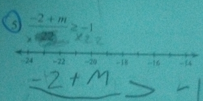 5 frac -2+m
sqrt(7)