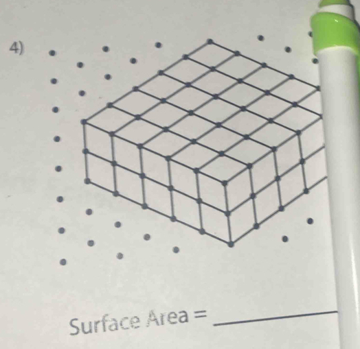 Surface Area =
_