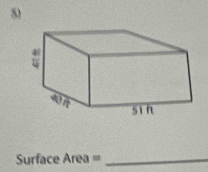 Surface Area= _