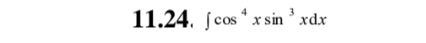 ∈t cos^4xsin^3xdx