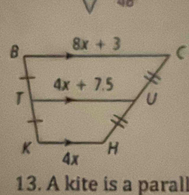 A kite is a parall