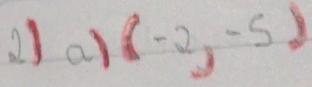 1I al (-2,-5)