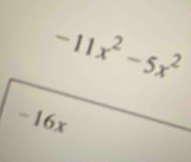 -11x^2-5x^2