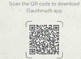 Scan the QR code to download 
Gauthmath app