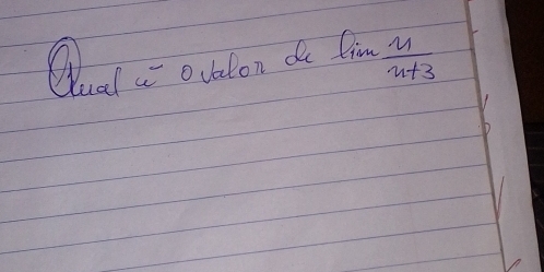 Qual u obaton d fim  n/n+3 