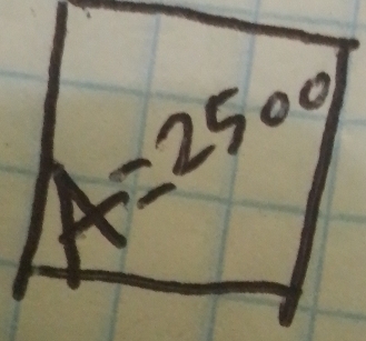 A=2500