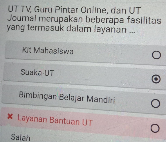 Telah dijawab:UT TV, Guru Pintar Online, dan UT Journal merupakan ...
