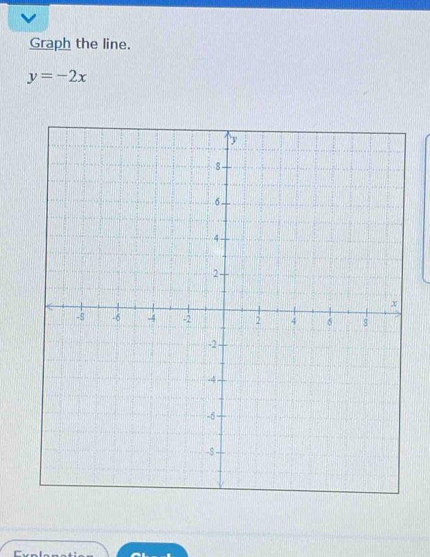 Graph the line.
y=-2x
r