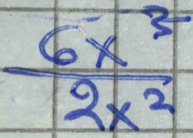  6x^3/2x^2 