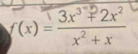 f(x) = 3x²+2x²