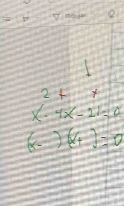 2+
x· 4x-21=0
(x+)=0