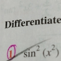 Differentiate