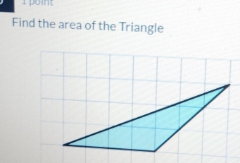 rpoint 
Find the area of the Triangle