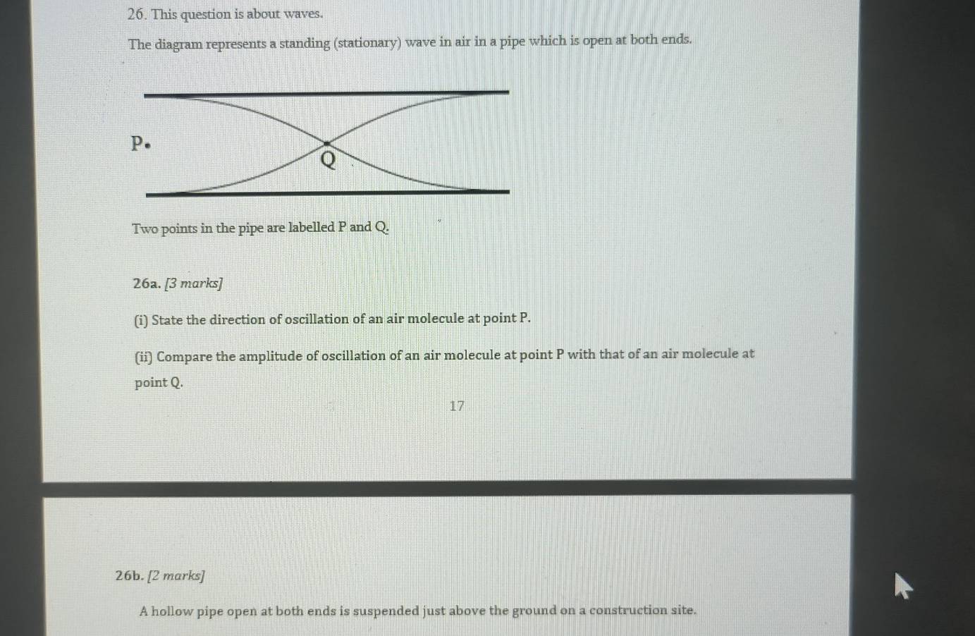 Solved: This question is about waves. The diagram represents a standing ...