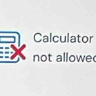 Calculator
X not allowe