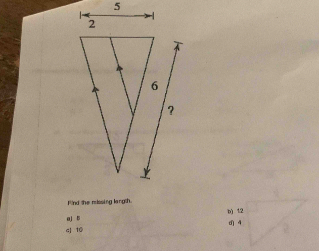 a) 8
c) 10