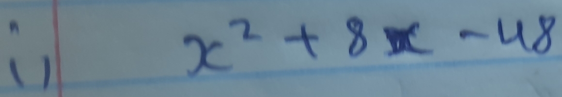 x^2+8x-48