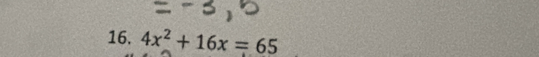 4x^2+16x=65