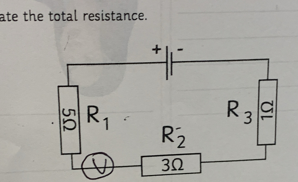 ate the total resistance.