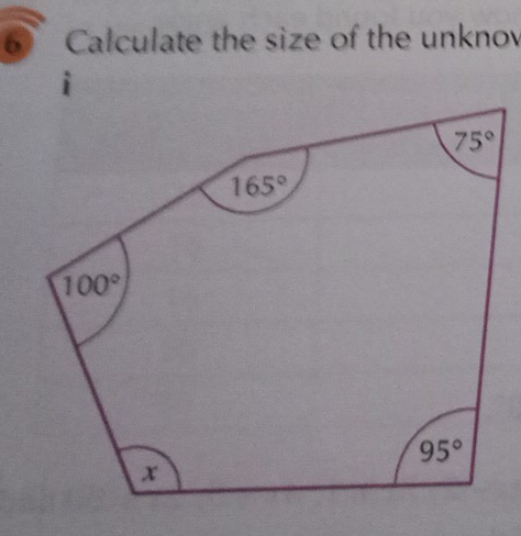 Calculate the size of the unknov