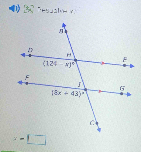 Resuelve x: