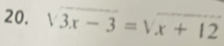 surd 3x-3=surd x+12