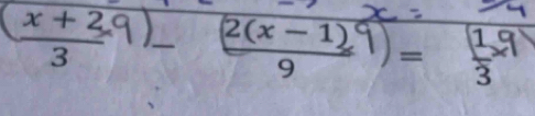  (x+2)/3  _ _  (α, 21) - §ª 
□  
frac 