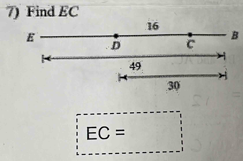 Find EC
B
EC=