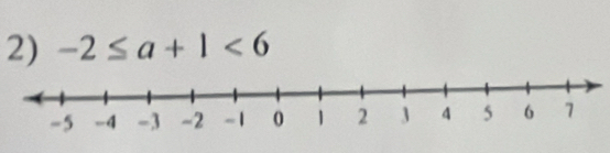 -2≤ a+1<6</tex>