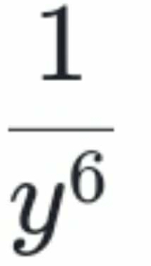  1/y^6 