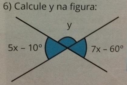 Calcule y na figura: