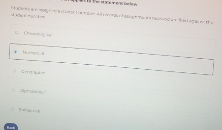 Solved: pples to the statement below student number Students are ...