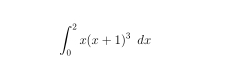 ∈t _0^(2x(x+1)^3)dx