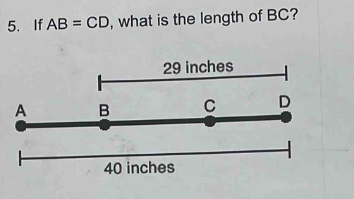 If AB=CD , what is the length of BC?