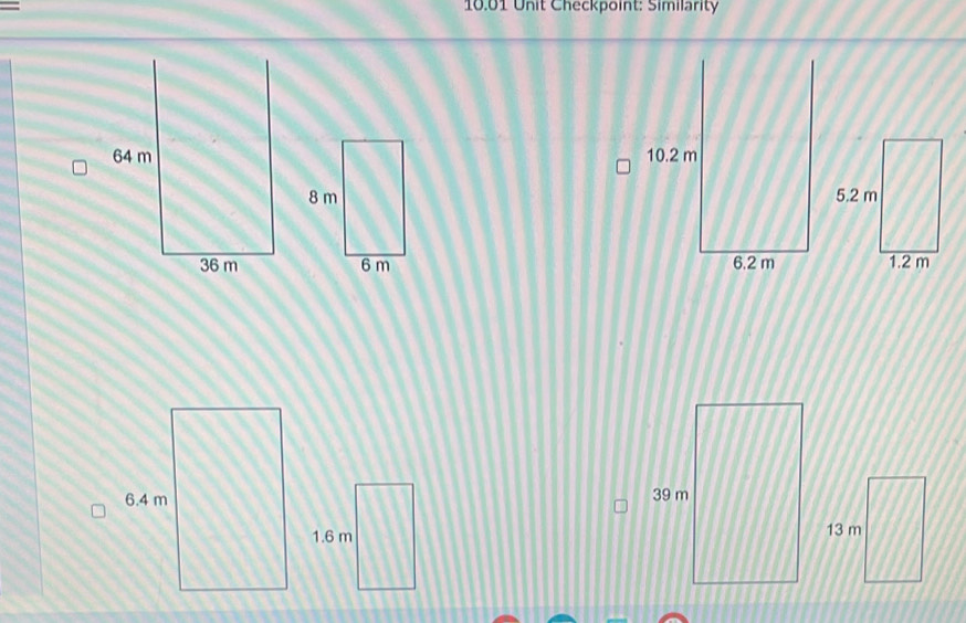 10.01 Unit Checkpoint: Similarity